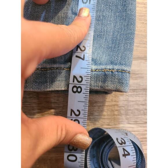 Levi's 28 inches 535 denim leggings - Picture 6 of 10